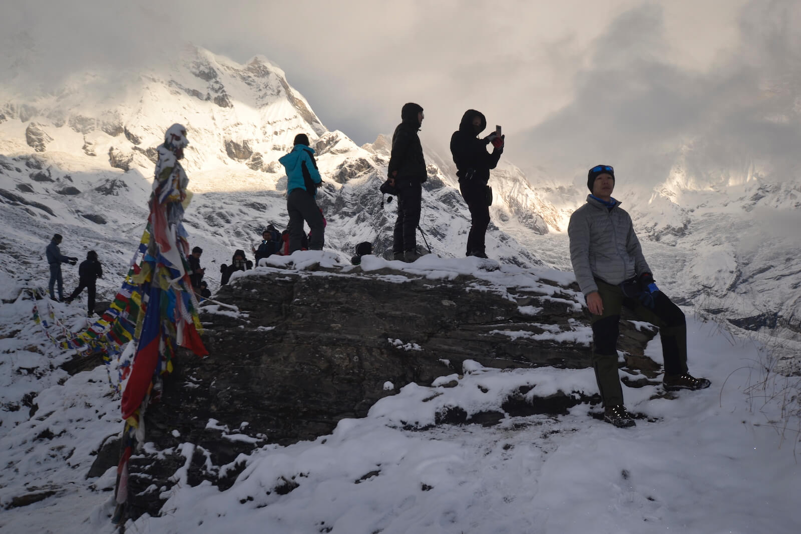O poranku w Annapurna BC - fot. Jerzy Kostrzewa