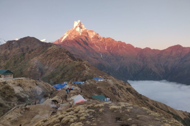 Mardi Himal trek - Machapuchare - High Camp - fot. Tadeusz Szymanowski