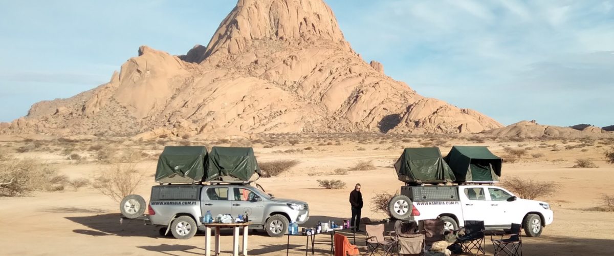 Camping pod Spitzkope fot.Jerzy Kostrzewa